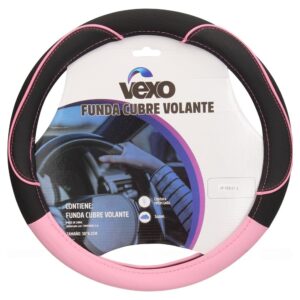 Cubre volante negro/rosa (diam.38)